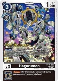 Hagurumon - Exceed Apocalypse Pre-Release Cards - Digimon Card Game card