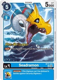 Seadramon - Exceed Apocalypse Pre-Release Cards - Digimon Card Game card