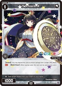 Servant # (076) - Collab Booster: Nijisanji Diva - WIXOSS card