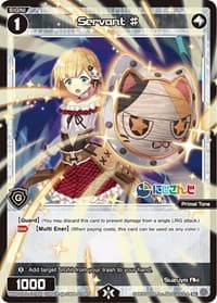 Servant # (077) - Collab Booster: Nijisanji Diva - WIXOSS card