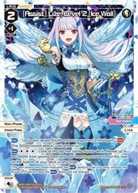 [Assist] Lize, Level 2 [Ice Wall] (Parallel Foil) - Collab Booster: Nijisanji Diva - WIXOSS card