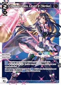 [Assist] Mito, Level 2 [Strike] (Parallel Foil) - Collab Booster: Nijisanji Diva - WIXOSS card