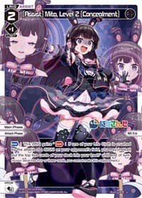 [Assist] Mito, Level 2 [Concealment] (Parallel Foil) - Collab Booster: Nijisanji Diva - WIXOSS card
