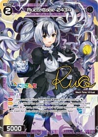 Ruco, Code 2434 (Parallel Foil) - Collab Booster: Nijisanji Diva - WIXOSS card