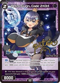 Petra Gurin, Code 2434 (Parallel Foil) - Collab Booster: Nijisanji Diva - WIXOSS card