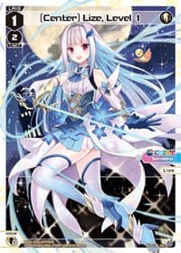 [Center] Lize, Level 1 (Parallel Foil) - Collab Booster: Nijisanji Diva - WIXOSS card