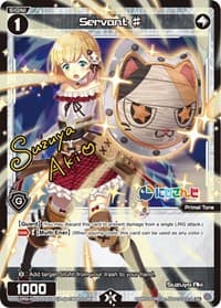 Servant # (077) (Parallel Foil) - Collab Booster: Nijisanji Diva - WIXOSS card