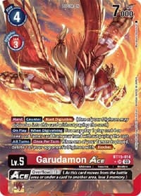 Garudamon ACE (Alternate Art) - Exceed Apocalypse - Digimon Card Game card