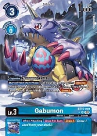 Gabumon (Alternate Art) - Exceed Apocalypse - Digimon Card Game card