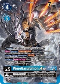 WereGarurumon ACE (Alternate Art) - Exceed Apocalypse - Digimon Card Game card