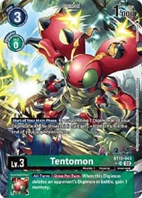 Tentomon (Alternate Art) - Exceed Apocalypse - Digimon Card Game card