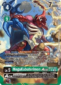 MegaKabuterimon ACE (Alternate Art) - Exceed Apocalypse - Digimon Card Game card