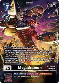 Megadramon (Alternate Art) - Exceed Apocalypse - Digimon Card Game card