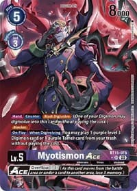 Myotismon ACE (Alternate Art) - Exceed Apocalypse - Digimon Card Game card