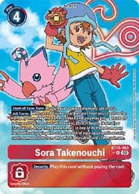 Sora Takenouchi (Alternate Art) - Exceed Apocalypse - Digimon Card Game card