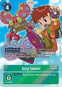 Izzy Izumi (Alternate Art) - Exceed Apocalypse - Digimon Card Game card
