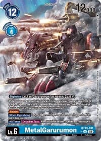 MetalGarurumon (Alternate Art) - Exceed Apocalypse - Digimon Card Game card