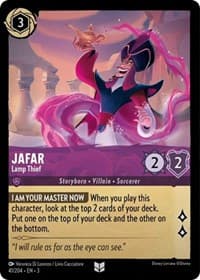 Jafar - Lamp Thief - Into the Inklands - Disney Lorcana card