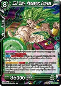 SS3 Broly, Rampaging Express - Beyond Generations - Dragon Ball Super: Masters card