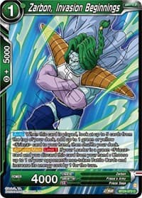 Zarbon, Invasion Beginnings - Beyond Generations - Dragon Ball Super: Masters card
