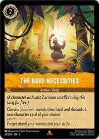 The Bare Necessities - Into the Inklands - Disney Lorcana card