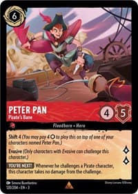 Peter Pan - Pirate's Bane - Into the Inklands - Disney Lorcana card