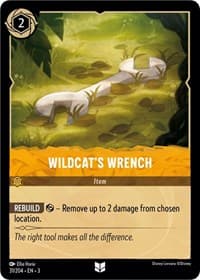 Wildcat's Wrench - Into the Inklands - Disney Lorcana card