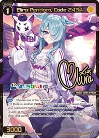 Elira Pendora, Code 2434 (ENR) - Collab Booster: Nijisanji Diva - WIXOSS card