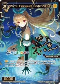 Pomu Rainpuff, Code 2434 (ENR) - Collab Booster: Nijisanji Diva - WIXOSS card