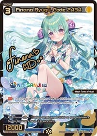 Finana Ryugu, Code 2434 (ENR) - Collab Booster: Nijisanji Diva - WIXOSS card