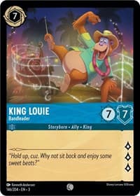 King Louie - Bandleader - Into the Inklands - Disney Lorcana card