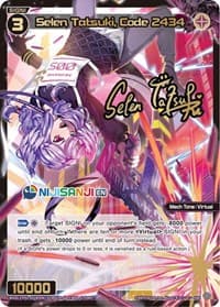Selen Tatsuki, Code 2434 (ENR) - Collab Booster: Nijisanji Diva - WIXOSS card