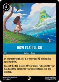 How Far I'll Go - Disney Lorcana Promo Cards - Disney Lorcana card