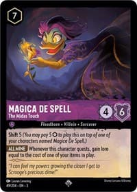 Magica De Spell - The Midas Touch - Into the Inklands - Disney Lorcana card
