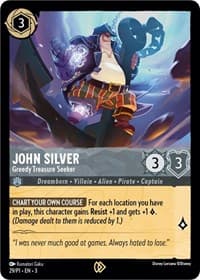 John Silver - Greedy Treasure Seeker - Disney Lorcana Promo Cards - Disney Lorcana card