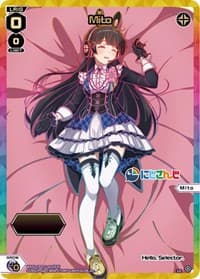 Mito (Serial Numbered) - Collab Booster: Nijisanji Diva - WIXOSS card