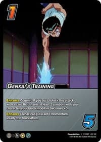 Genkai's Training (Time Shifted) - Yu Yu Hakusho: Dark Tournament - UniVersus card