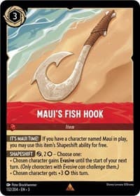 Maui's Fish Hook - Into the Inklands - Disney Lorcana card