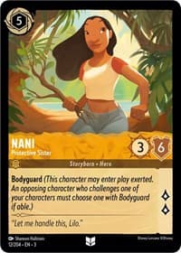Nani - Protective Sister - Into the Inklands - Disney Lorcana card