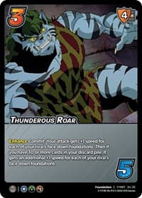 Thunderous Roar (Time Shifted) - Yu Yu Hakusho: Dark Tournament - UniVersus card