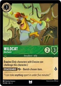 Wildcat - Mechanic - Into the Inklands - Disney Lorcana card