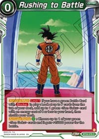 Rushing to Battle - Beyond Generations - Dragon Ball Super: Masters card