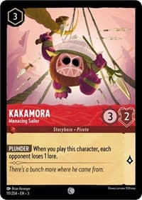 Kakamora - Menacing Sailor - Into the Inklands - Disney Lorcana card
