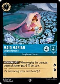 Maid Marian - Delightful Dreamer - Into the Inklands - Disney Lorcana card