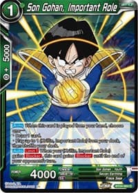 Son Gohan, Important Role - Beyond Generations - Dragon Ball Super: Masters card