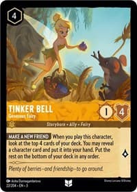 Tinker Bell - Generous Fairy - Into the Inklands - Disney Lorcana card