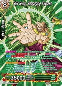 SS3 Broly, Rampaging Express (Collector Booster Silver) - Beyond Generations - Dragon Ball Super: Masters card