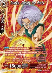 Trunks, Joining the Party (Collector Booster Silver) - Beyond Generations - Dragon Ball Super: Masters card