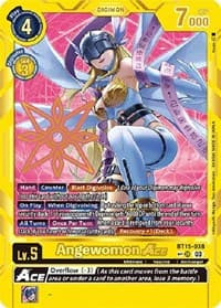 Angewomon ACE (Special Rare) - Exceed Apocalypse - Digimon Card Game card