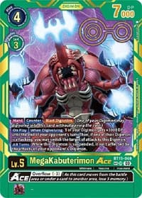 MegaKabuterimon ACE (Special Rare) - Exceed Apocalypse - Digimon Card Game card
